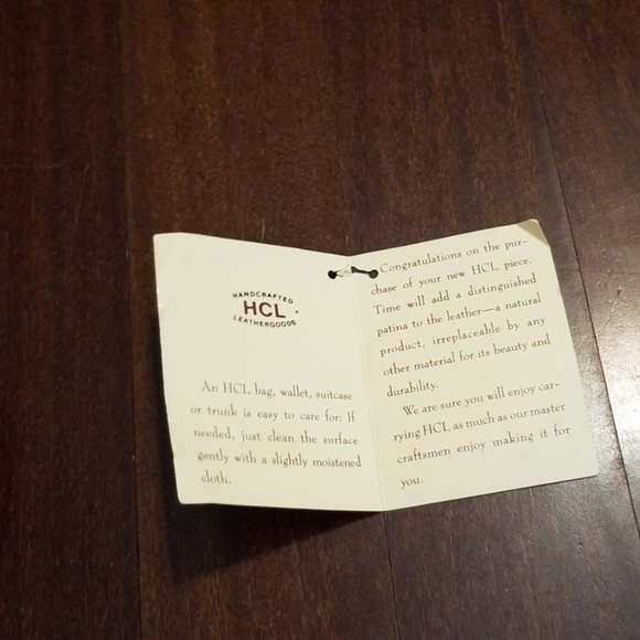 NWT, HCL red leather bag - Picture 7 of 7